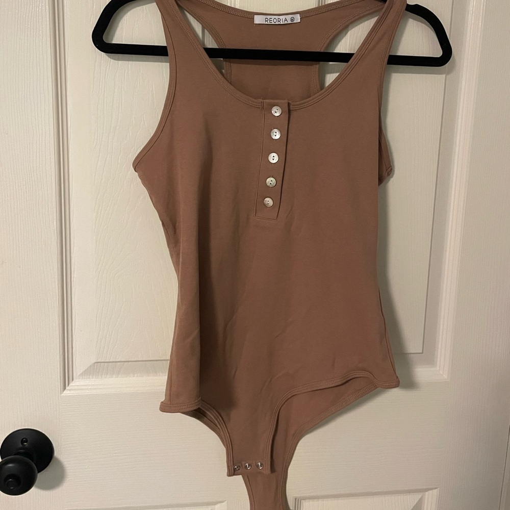 Never Worn Tan Bodysuit